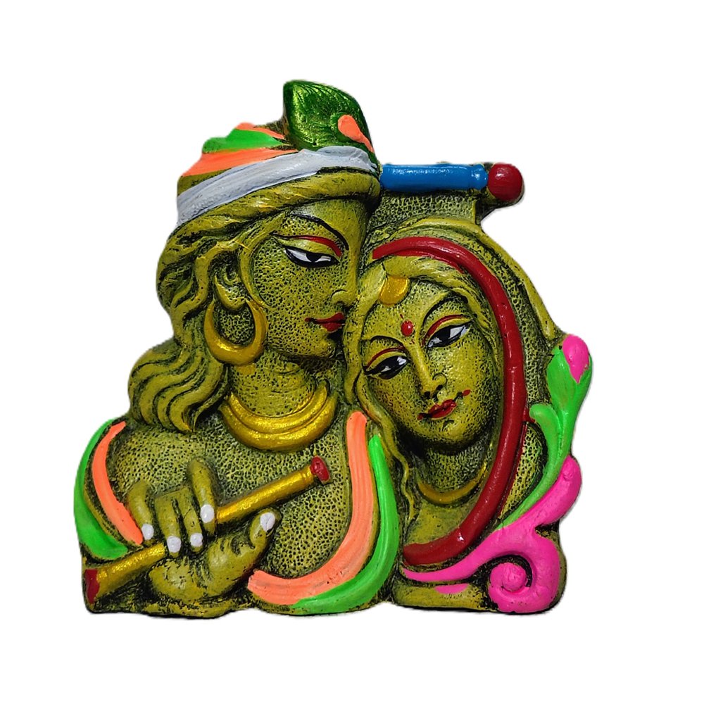 Radha krishna pen and flower stand
